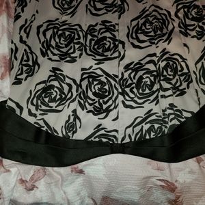 Satin decorative corset